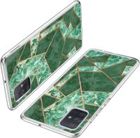 imoshion Design hoesje Samsung Galaxy A71 - Grafisch Koper / Groen