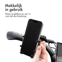 imoshion Aluminium Telefoonhouder fiets - Lichtgewicht - Verstelbaar - Zwart