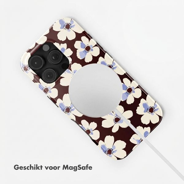 Selencia Vivid Backcover met MagSafe Apple iPhone 16 Pro Max - Choco Flower Pop