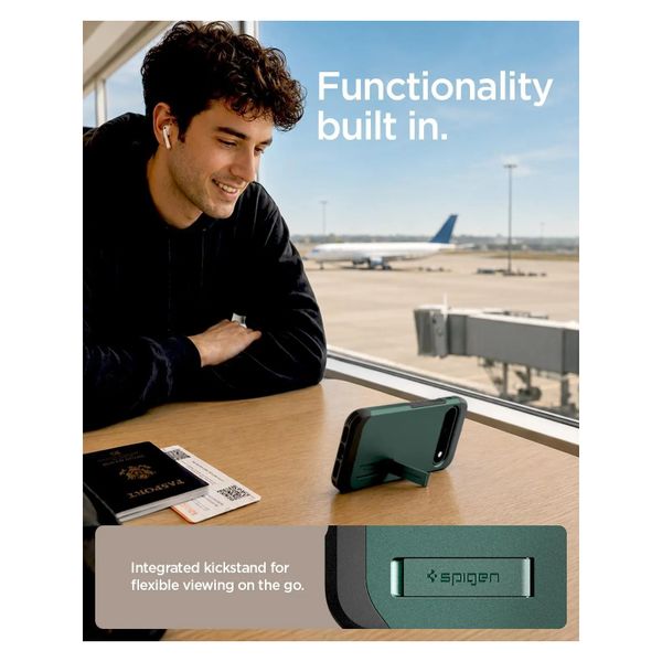 Spigen Tough Armor Backcover MagSafe Google Pixel 11 - Abyss Green