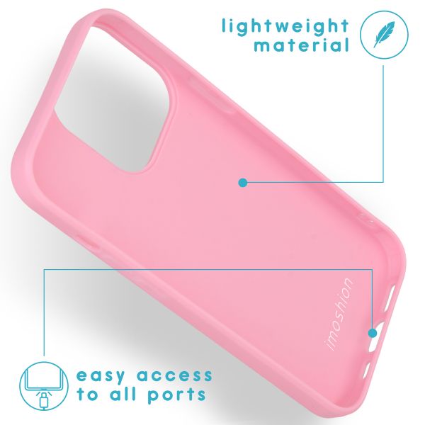 imoshion Color Backcover iPhone 13 Pro - Roze