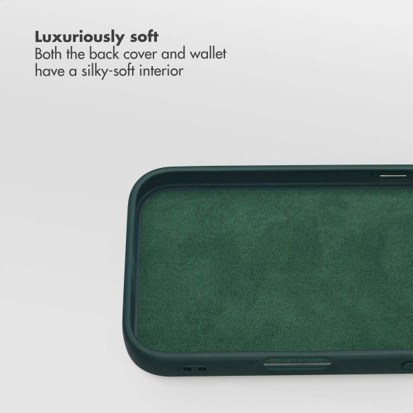 Selencia Olyn Detachable Bookcase with MagSafe Apple iPhone 16 Pro - Green