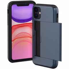 imoshion Backcover met pasjeshouder Apple iPhone 11 - Donkerblauw