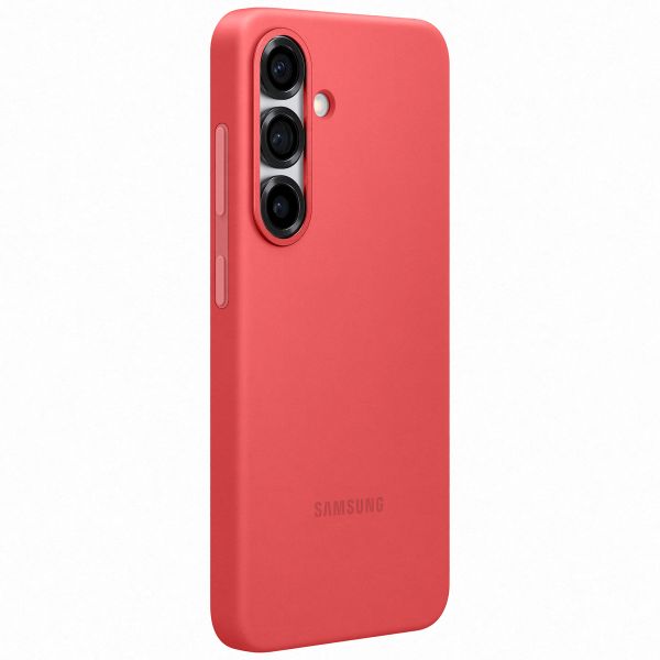 Samsung Originele Silicone Backcover Samsung Galaxy S25 - Rood