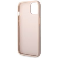 Guess 4G Metal Logo Backcover Apple iPhone 15 - Roze