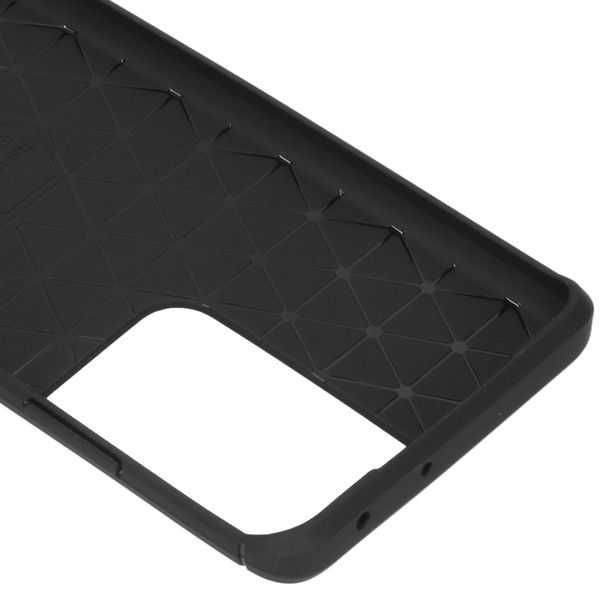 Brushed Backcover Samsung Galaxy S21 Ultra - Zwart