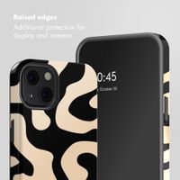 Selencia Vivid Back Cover with MagSafe Apple iPhone 13 - Art Wave Black