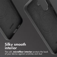Accezz Leather Case with MagSafe Samsung Galaxy A57 (5G) - Onyx Black