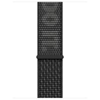 Apple Nike Sport Loop Band Apple Watch Series 1-9 / SE - 38/40/41 mm / Series 10 - 42 mm - Black / Summit White