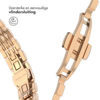 Selencia Slim Steel Jubilee Inspired schakelbandje Apple Watch Series 1 t/m 9 / SE (38/40/41 mm) | Series 10 (42 mm) - Rosé Goud