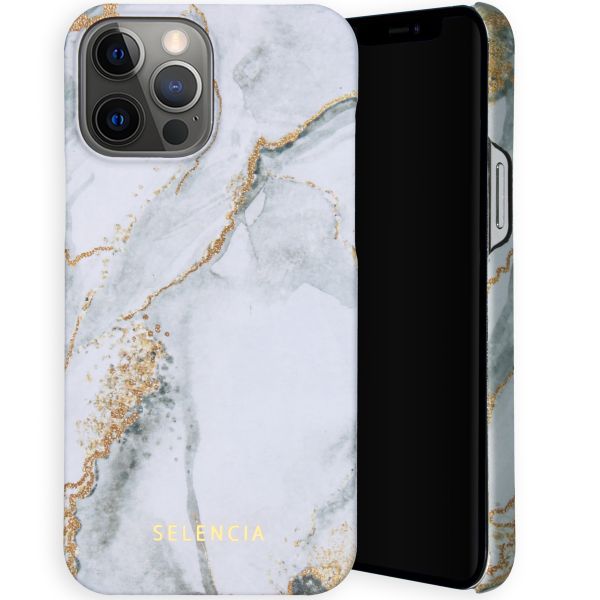 Selencia Maya Fashion Backcover iPhone 13 Pro Max - Marble Stone