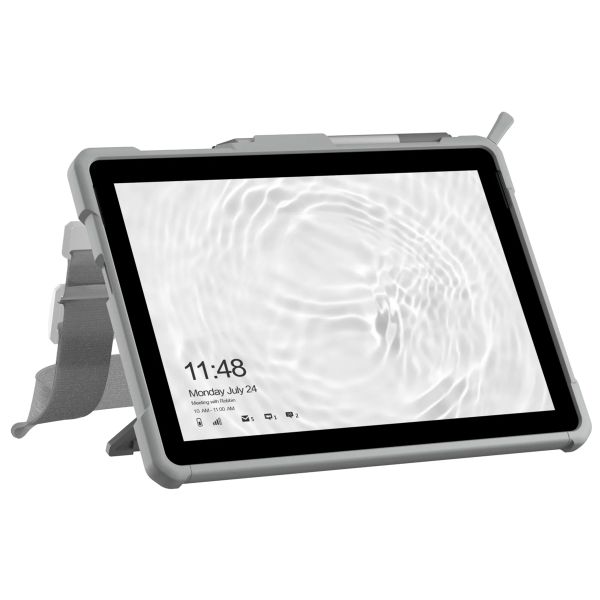 UAG Plasma Healthcare backcover met strap en schouderband Microsoft Surface Go / Go 2 / Go 3 / Go 4 - Wit / Grijs