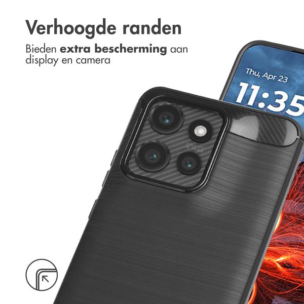 imoshion Brushed Backcover Motorola Thinkphone 25 / Motorola Edge 50 Neo / Edge 60 Neo - Zwart