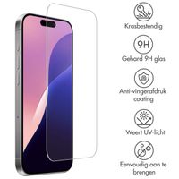 Accezz Gehard Glas Screenprotector iPhone 16 Pro Max