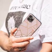 imoshion Design hoesje OnePlus Nord 2 - Grafisch Koper / Roze