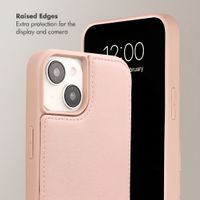Selencia Nova Phone Case with Cord and Card Holder Apple iPhone 15 - Dusty Rose