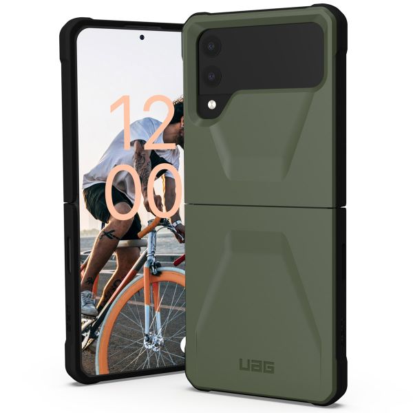 UAG Civilian Backcover Samsung Galaxy Z Flip 4 - Groen