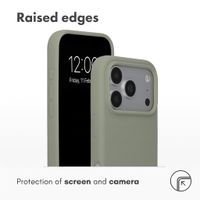 Accezz Liquid Silicone Case with MagSafe Apple iPhone 18 Pro Max / 17 Pro Max - Cooper Green
