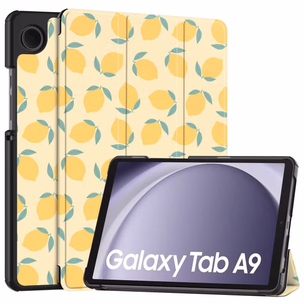 imoshion Design Trifold Bookcase Samsung Galaxy Tab A9 8.7 inch - Citrus Dream