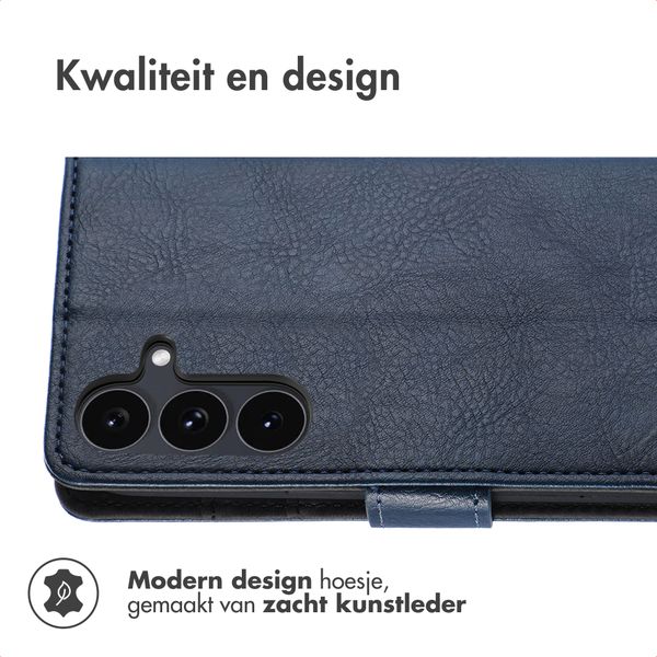 imoshion Luxe Bookcase Samsung Galaxy S26 FE - Donkerblauw