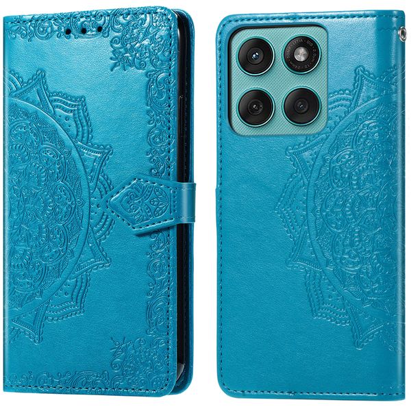 imoshion Mandala Bookcase Motorola Moto G57 Power - Turquoise