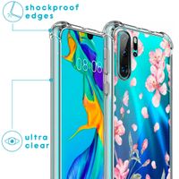 imoshion Design hoesje met koord Huawei P30 Pro - Bloem - Roze