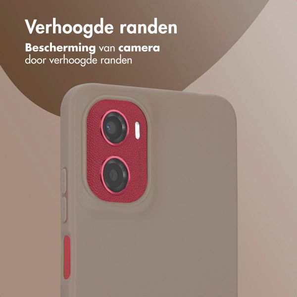 imoshion Color Backcover Motorola Moto G05 / E15 - Bruin