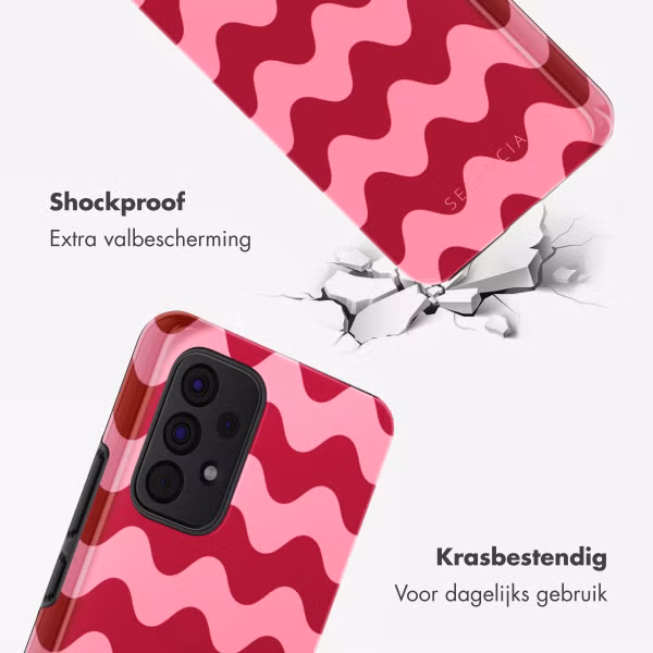 Selencia Vivid Backcover Samsung Galaxy A53 - Wave Vibes Lipstick