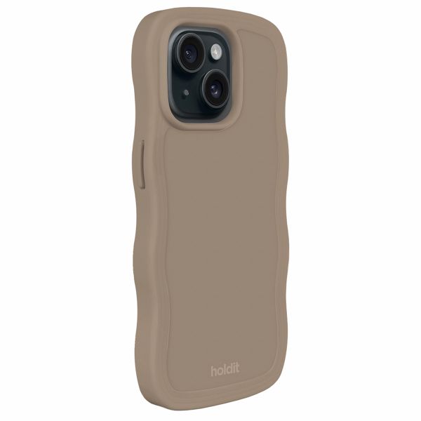 Holdit Wavy Case Apple iPhone 13/14/15/16e - Mocha Brown