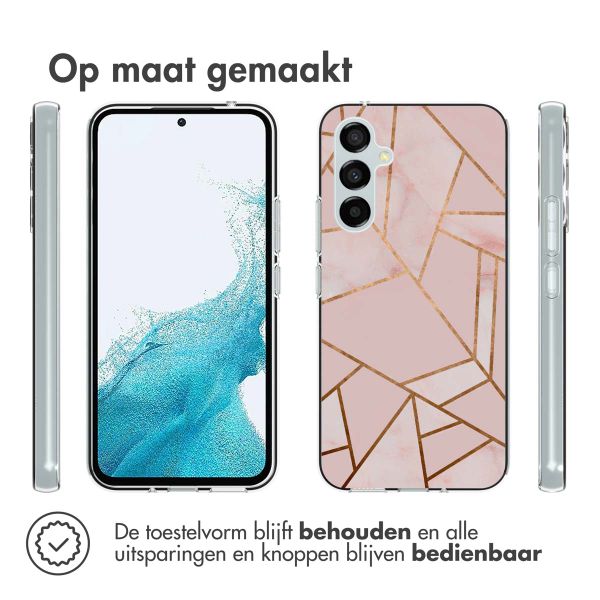 imoshion Design hoesje Samsung Galaxy A54 (5G) - Grafisch Koper / Roze