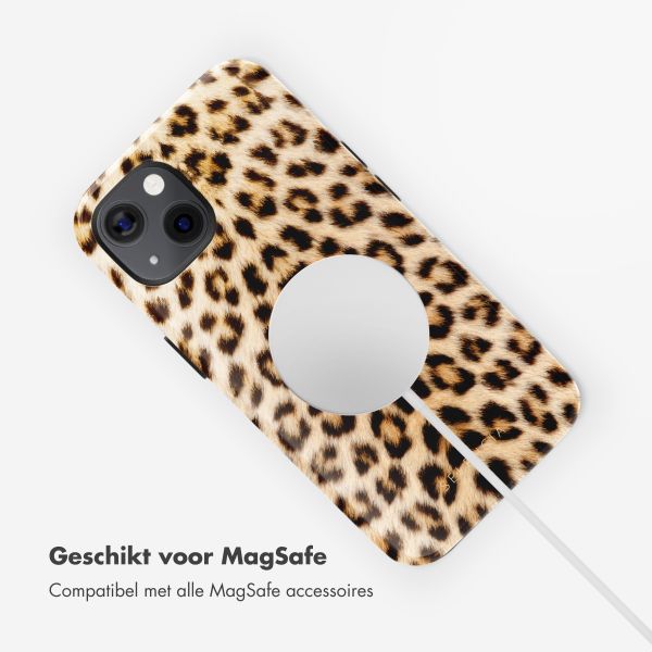 Selencia Vivid Tough Backcover met MagSafe iPhone 13 - Wild Leo