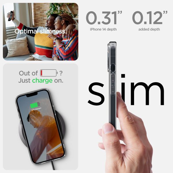 Spigen Ultra Hybrid Back Cover Apple iPhone 14 - Crystal Clear