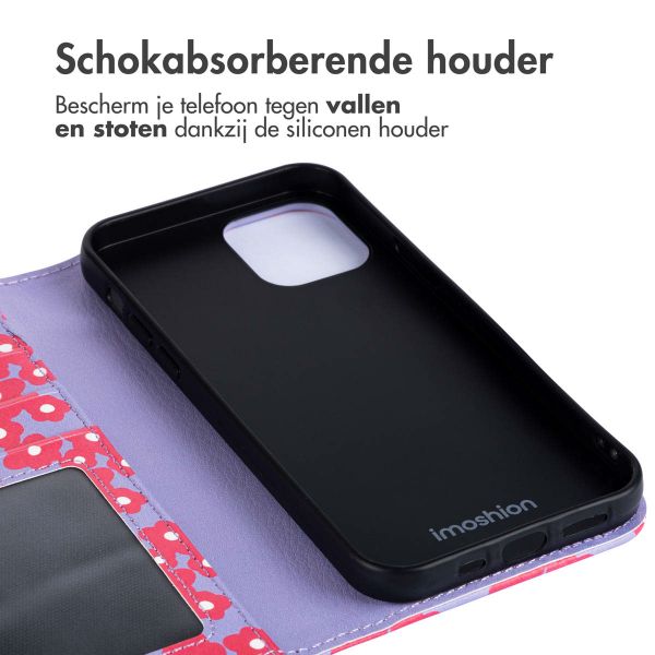 imoshion Design Bookcase Apple iPhone 11 - Dusty Rose Blossoms