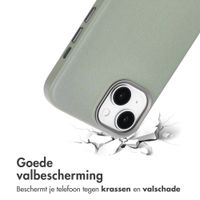 Accezz MagSafe Leather Backcover Apple iPhone 15 - Light Grey