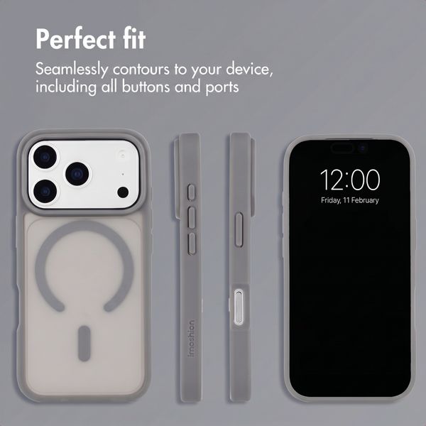 imoshion Colour Guard Case with MagSafe Apple iPhone 18 Pro / 17 Pro - Grey