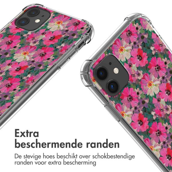 imoshion Design hoesje met koord Apple iPhone 11 - Flower Water