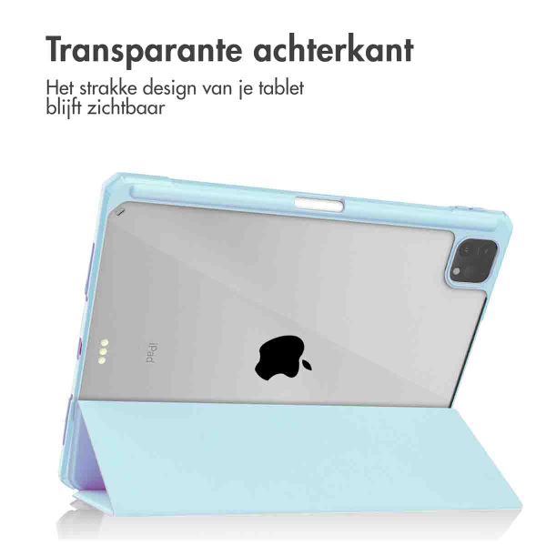 imoshion Trifold Hardcase Bookcase Apple iPad Pro 12.9 (2018/2020/2021/2022) - Lichtblauw