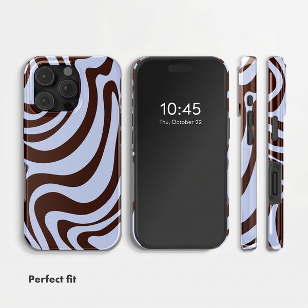 Selencia Vivid Back Cover Apple iPhone 16 Pro Max - Dream Swirl Chocolate