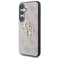 Guess 4G Metal Logo Backcover Samsung Galaxy S25 Plus - Roze