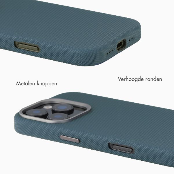 Accezz Mesh Backcover met MagSafe Apple iPhone 16 Pro - Donkerblauw