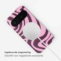 Selencia Vivid Backcover met MagSafe Google Pixel 11 - Wavy Swirl Pink Plum