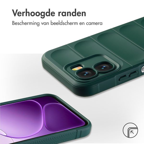 imoshion EasyGrip Backcover Oppo A6x (4G/5G) - Donkergroen