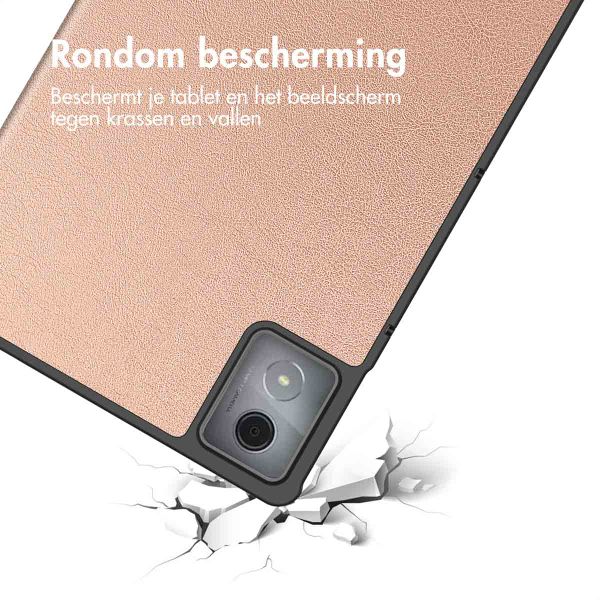 imoshion Trifold Bookcase Lenovo Tab K11 Plus - Rose Gold