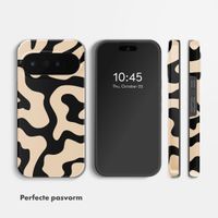 Selencia Vivid Backcover met MagSafe Google Pixel 11 Pro - Art Wave Black
