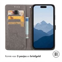 imoshion Mandala Bookcase Apple iPhone 17e / 16e - Grijs