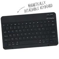 Accezz AZERTY Bluetooth Keyboard Bookcase Apple iPad 6 (2018) 9.7 inch / iPad 5 (2017) 9.7 inch /Air 2 (2014) / Air 1 (2013)