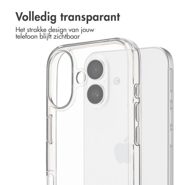imoshion Stand Backcover Apple iPhone 16 Plus - Transparant