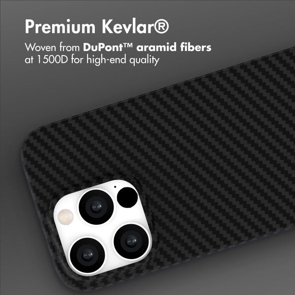 Accezz MagSafe Kevlar® Back Cover Apple iPhone 15 Pro - Black