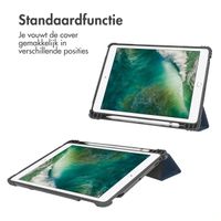 Accezz Rugged Trifold Bookcase Apple iPad 6 (2018) 9.7 inch / iPad 5 (2017) 9.7 inch / Air 2 (2014)/Air 1 (2013) - Donkerblauw
