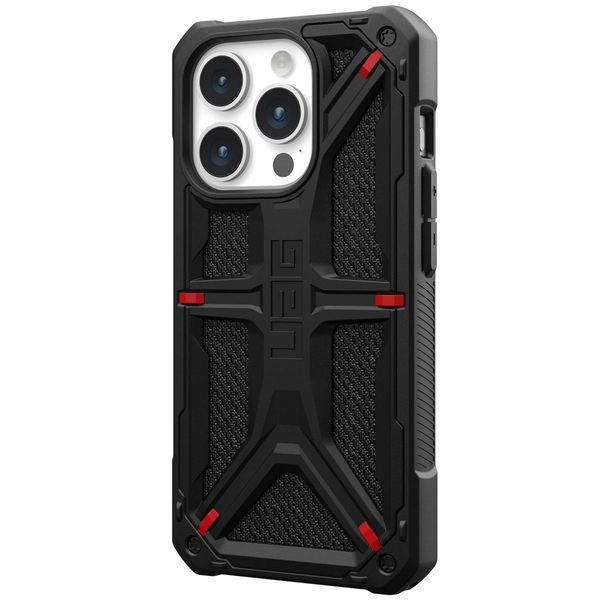 UAG Monarch Backcover iPhone 15 Pro - Kevlar Black